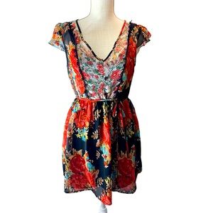 Band of Gypsies Floral Vintage Dress